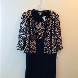 Studio One New York 2 Pc. Animal Print Dress